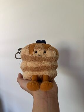 Authentic Jellycat Amusables Fran Pancakes Bag Charm NWT
